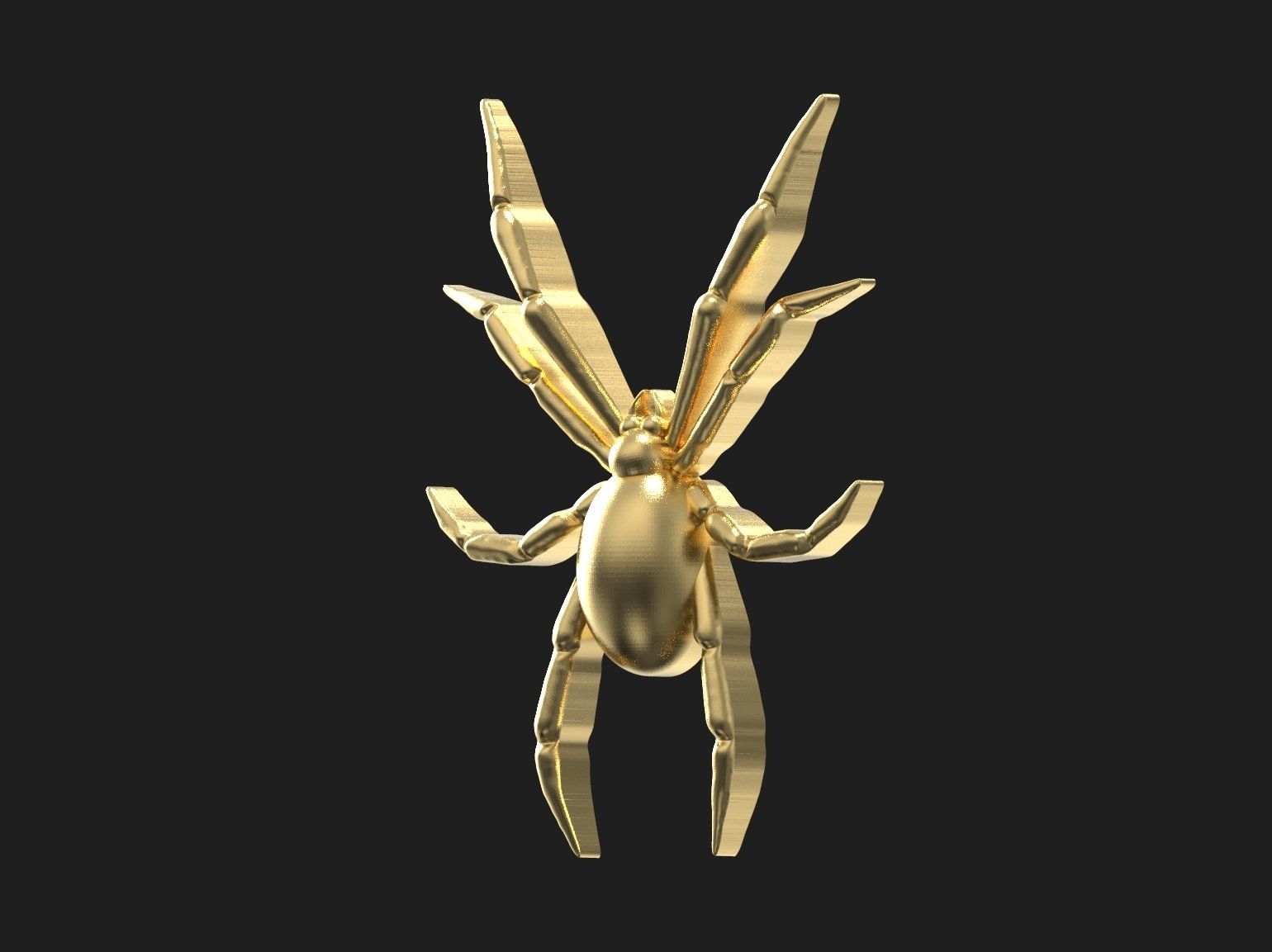 Spider relief 3D print model 3D print model_35