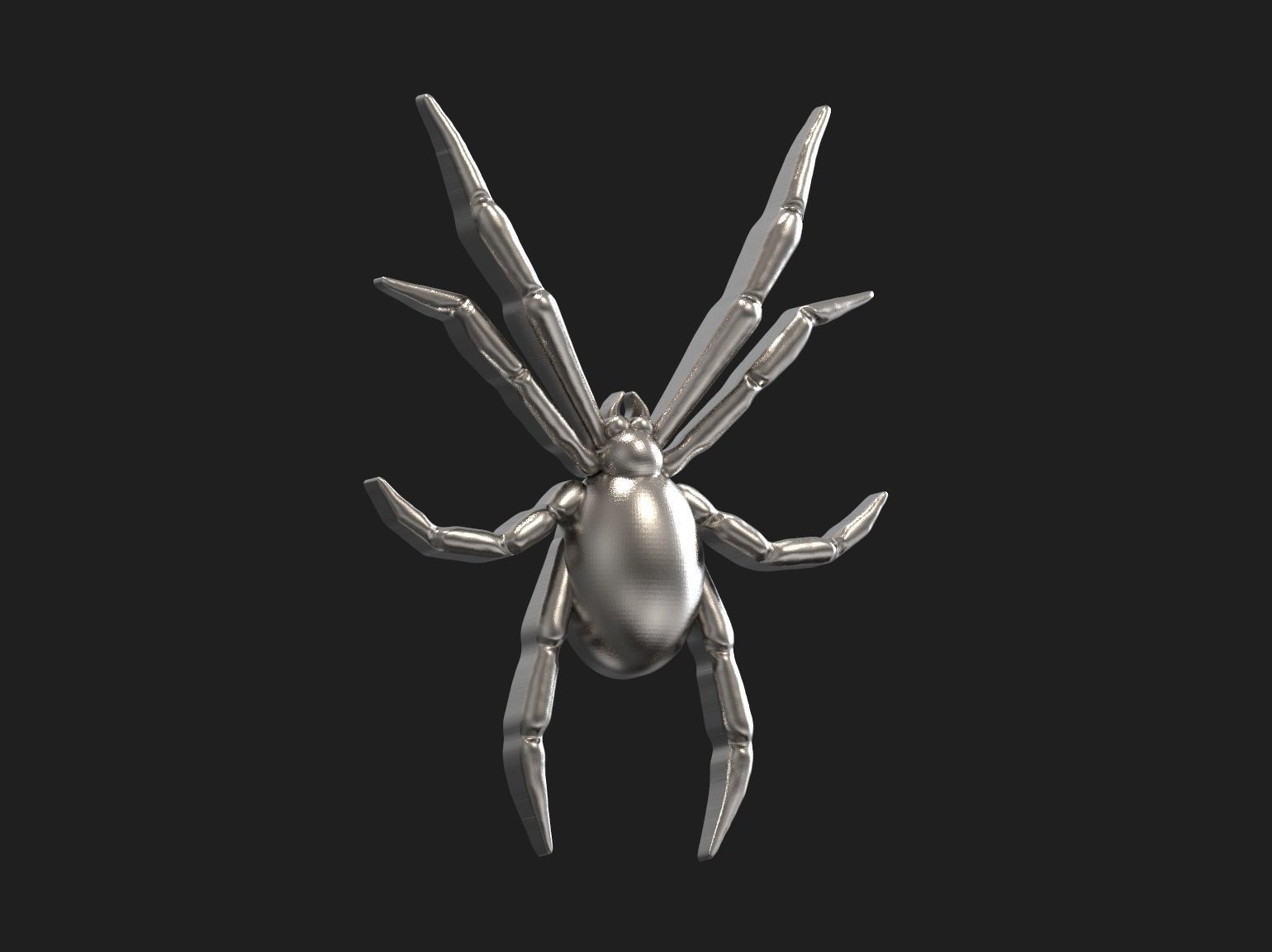 Spider relief 3D print model 3D print model_26