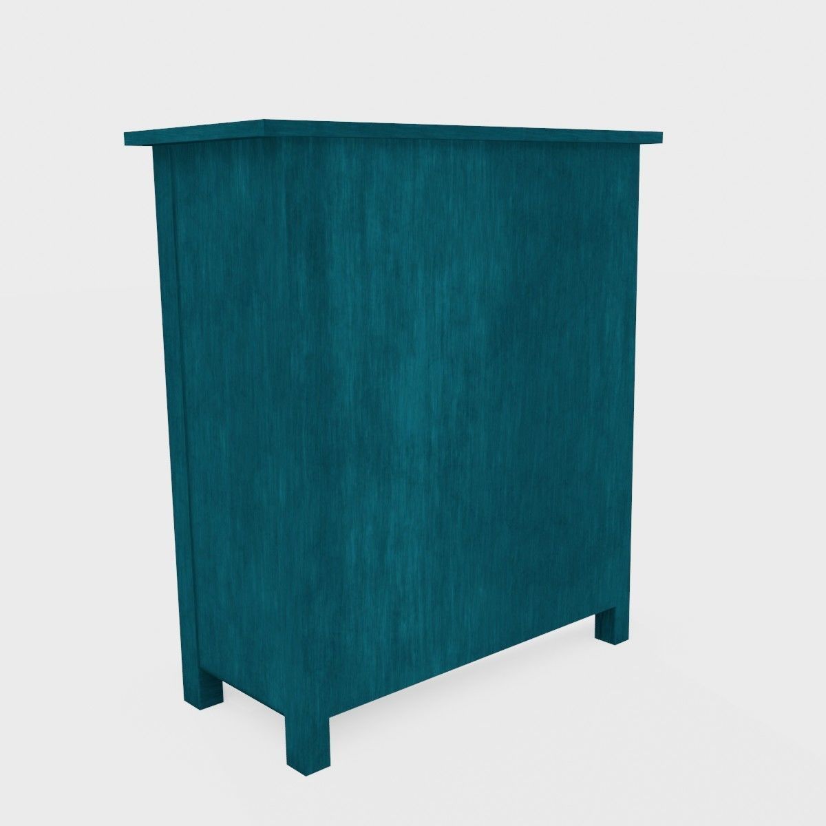 Cabinet Furniture Low-poly 3D model_1