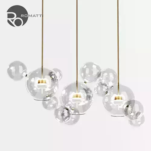 Romatti Bolle by Giopato and Coombes Hanging Lamp 3D model