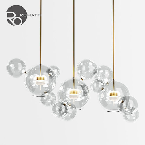 Romatti Bolle by Giopato and Coombes Hanging Lamp 3D model