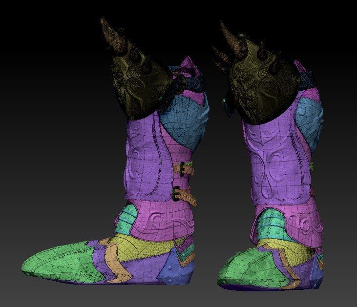Heavy Armor Boots  3D model_1