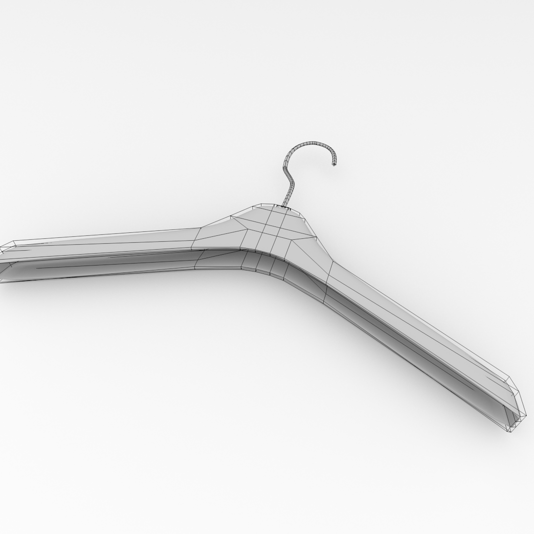 Coat Hanger 3D model_3