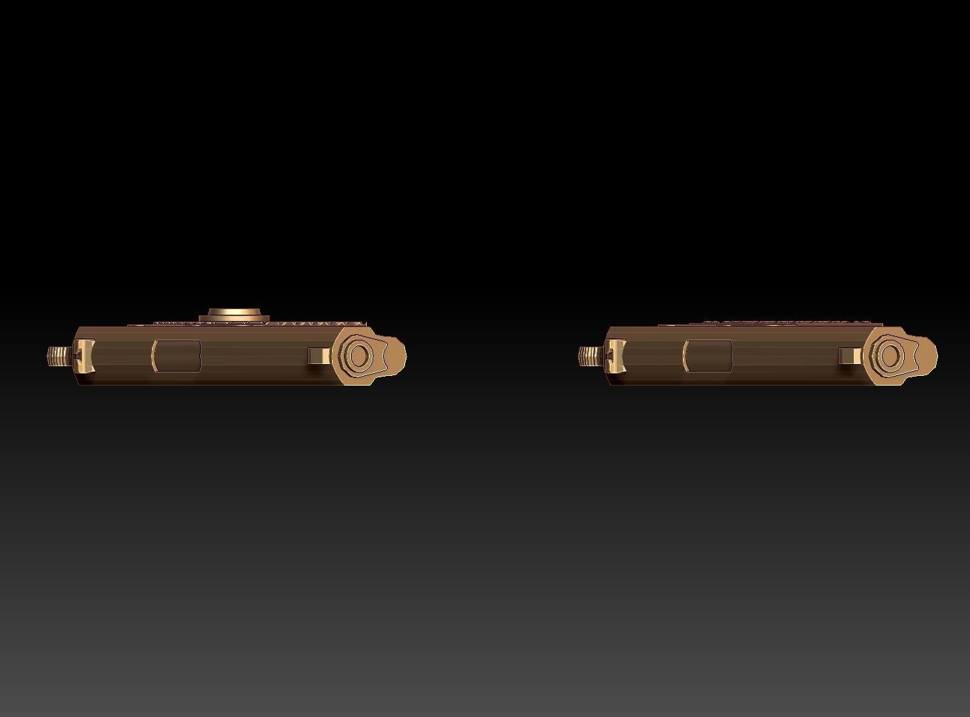 Gun Colt Pendant 3D print model_8