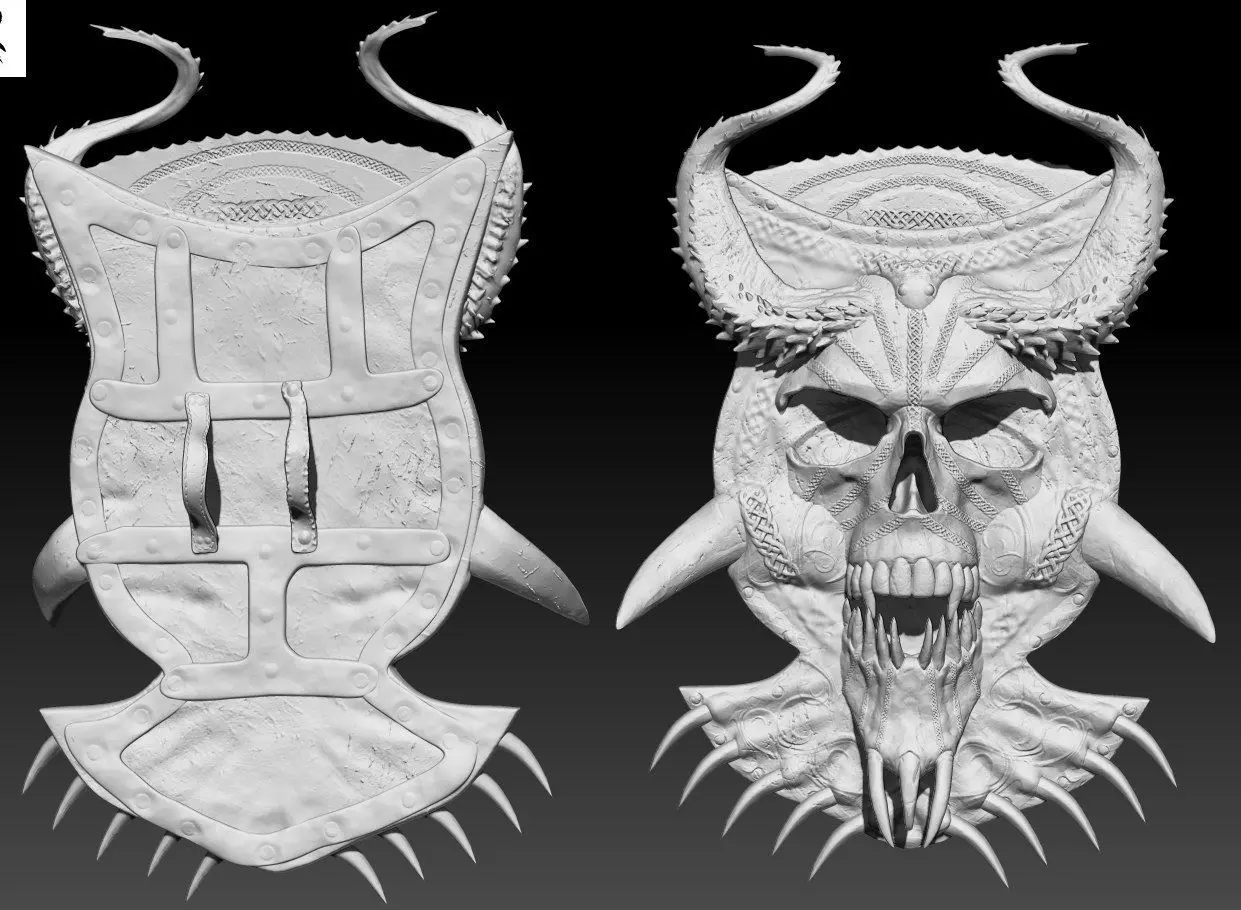 Heavy Shield 3D model