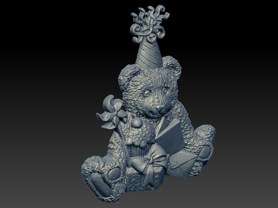 TEDDY BEAR  3D model_15