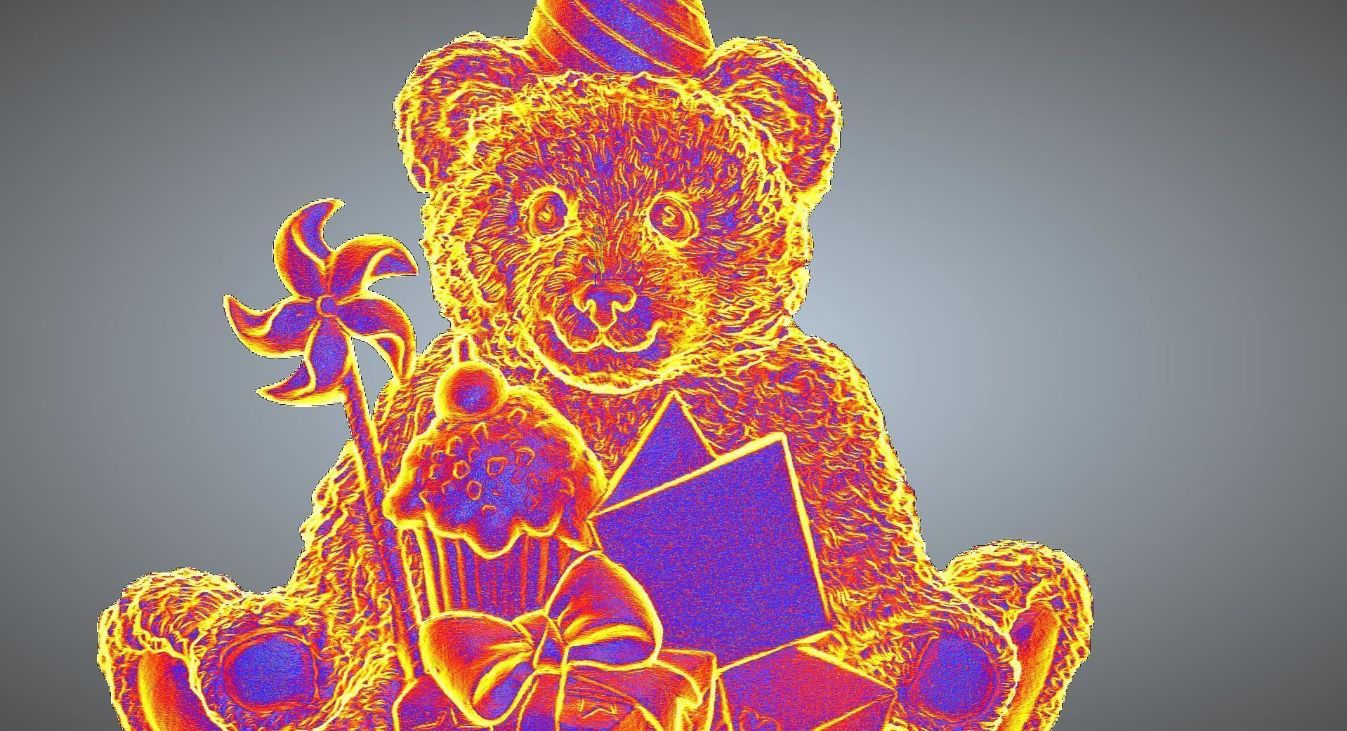 TEDDY BEAR  3D model_12