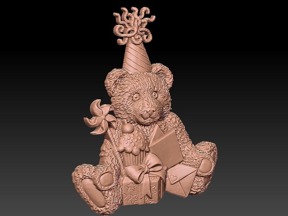 TEDDY BEAR  3D model_5