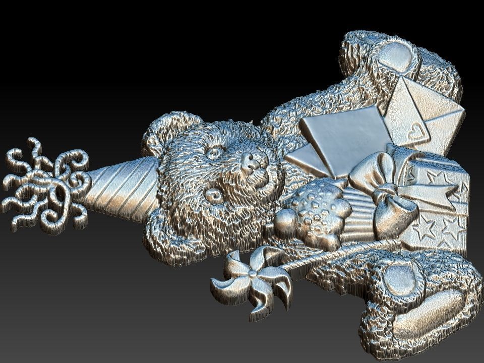 TEDDY BEAR  3D model_11