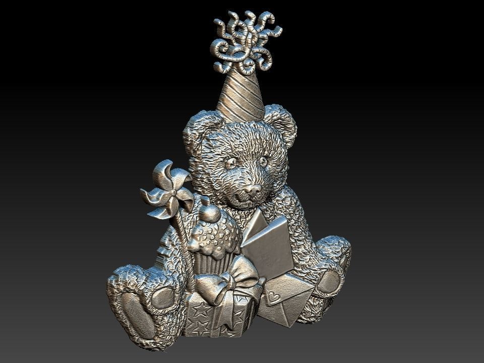 TEDDY BEAR  3D model_7