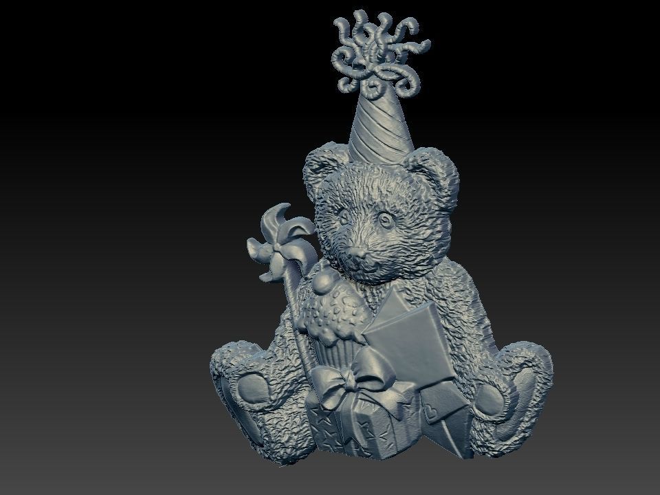 TEDDY BEAR  3D model_14