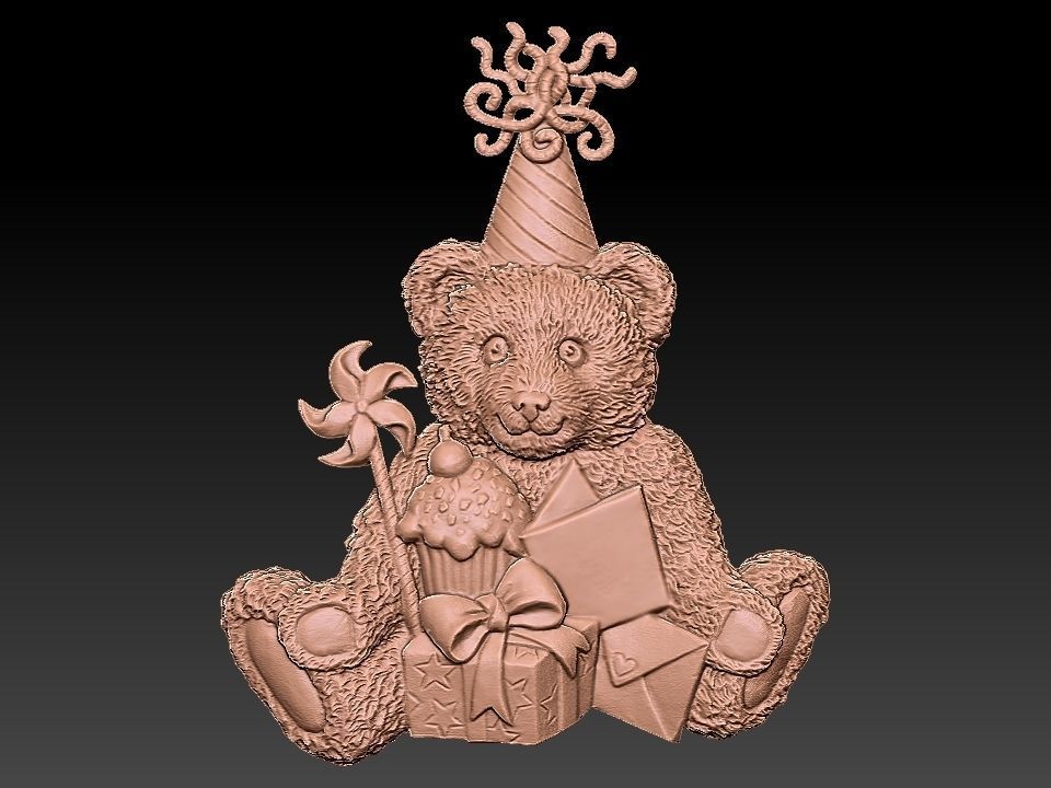 TEDDY BEAR  3D model_6