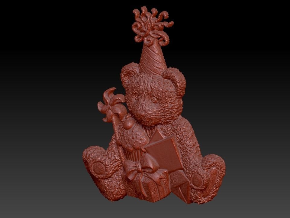 TEDDY BEAR  3D model_4