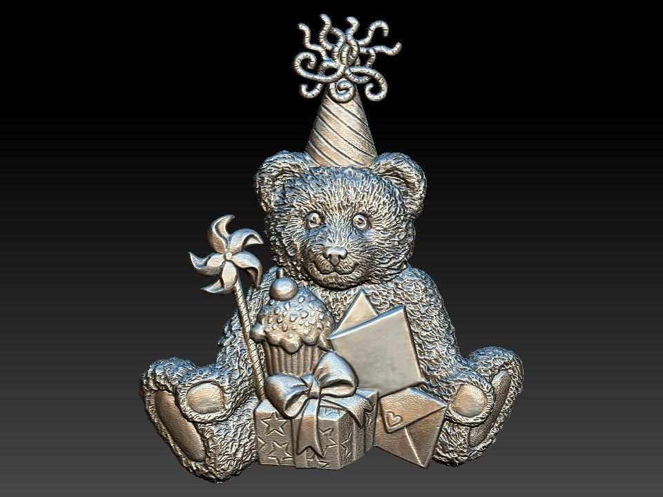 TEDDY BEAR  3D model_1