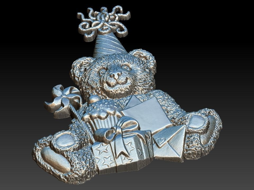 TEDDY BEAR  3D model_9
