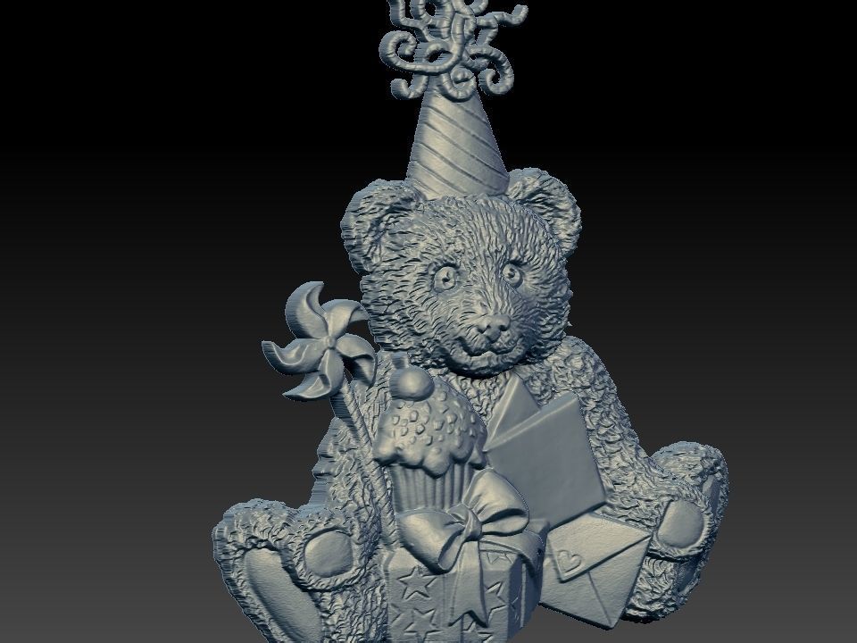TEDDY BEAR  3D model_16