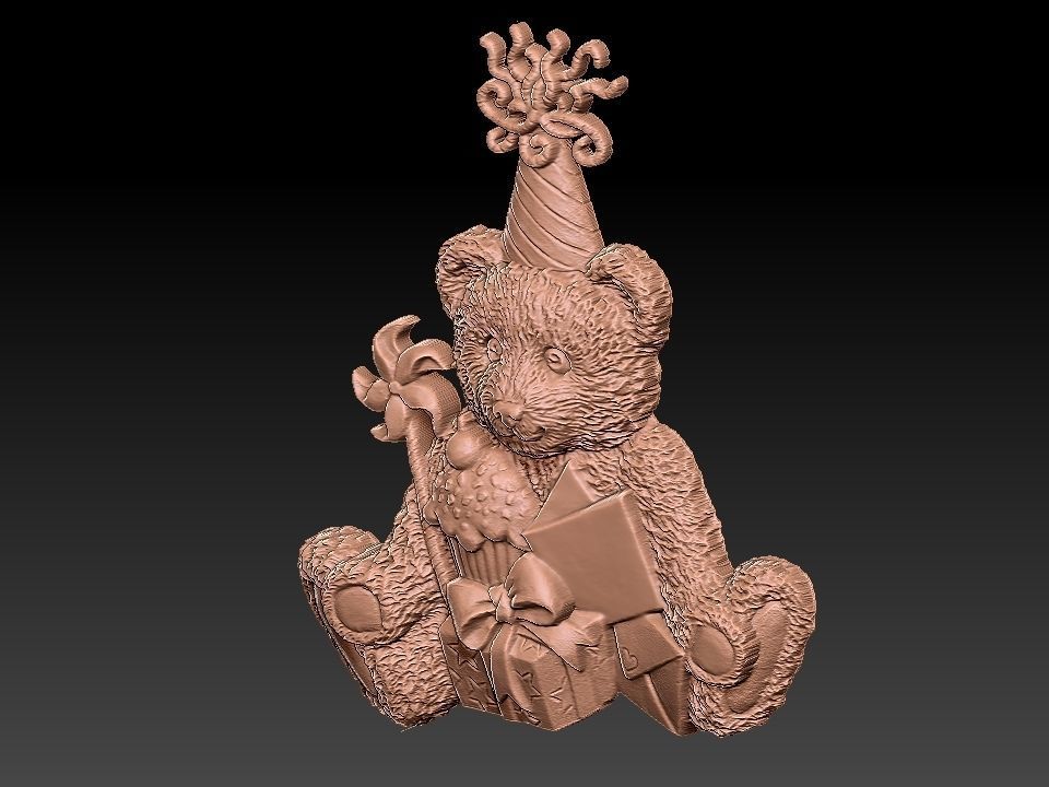 TEDDY BEAR  3D model_2