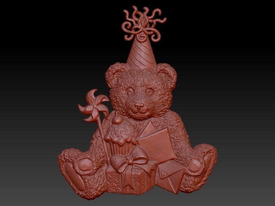 TEDDY BEAR  3D model_21