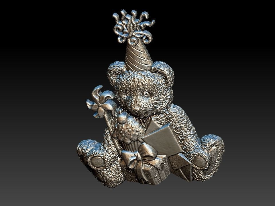 TEDDY BEAR  3D model_8