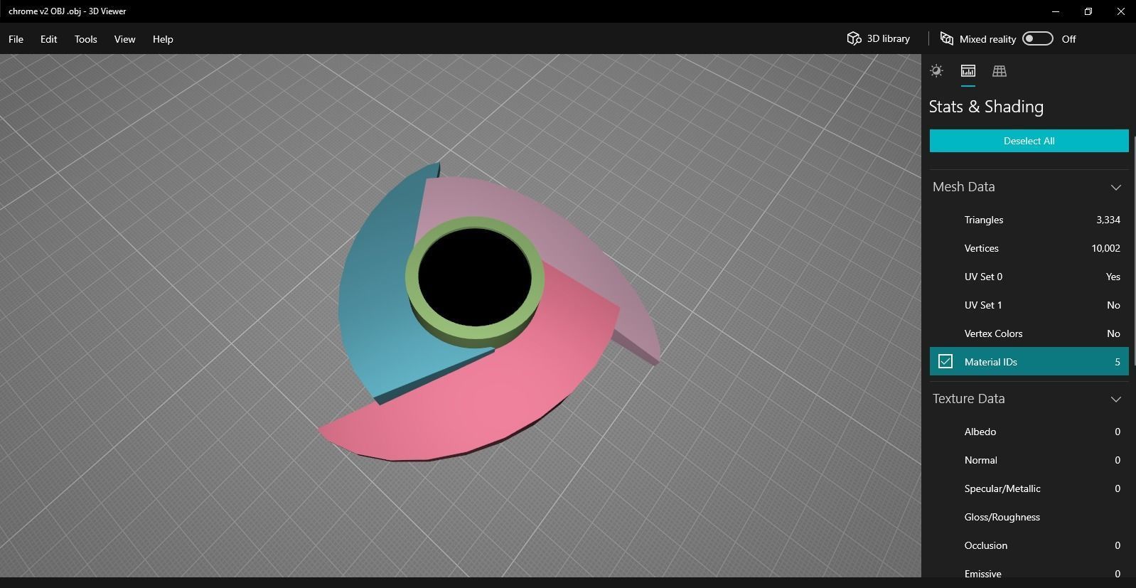 Google chrome LOGO  3D model_8