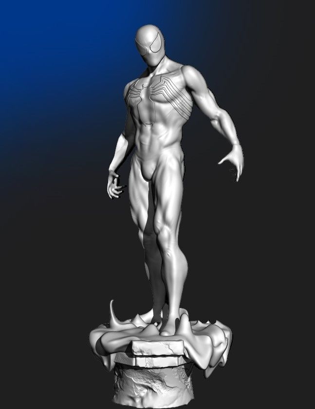 Spider-Man symbiote suit  3D print model_5