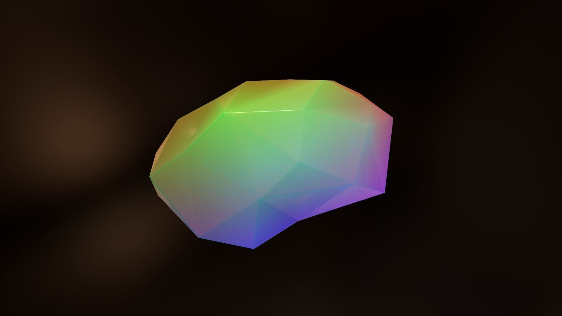 Gemstone V2 Low-poly 3D model_16