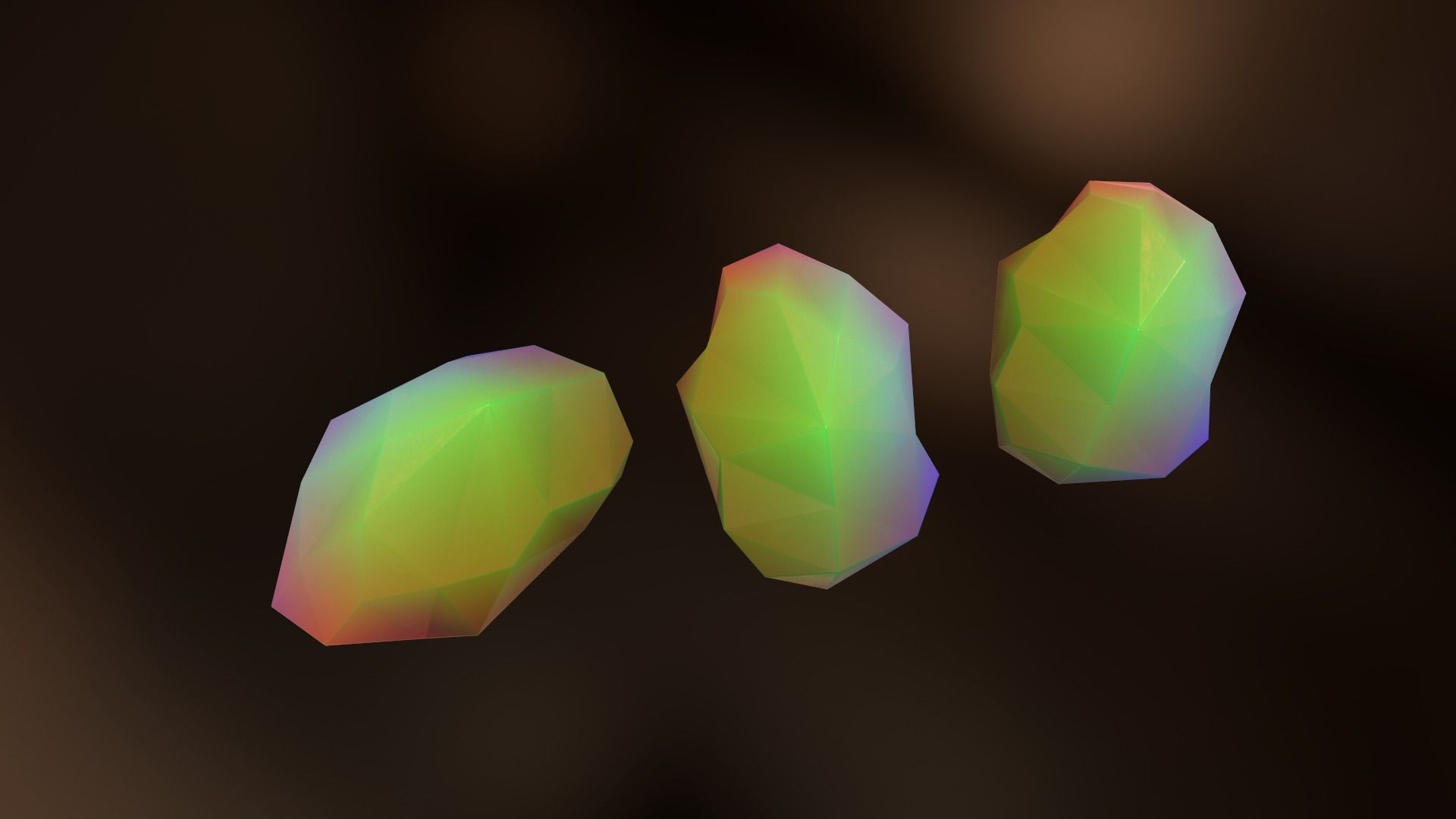 Gemstone V2 Low-poly 3D model_8