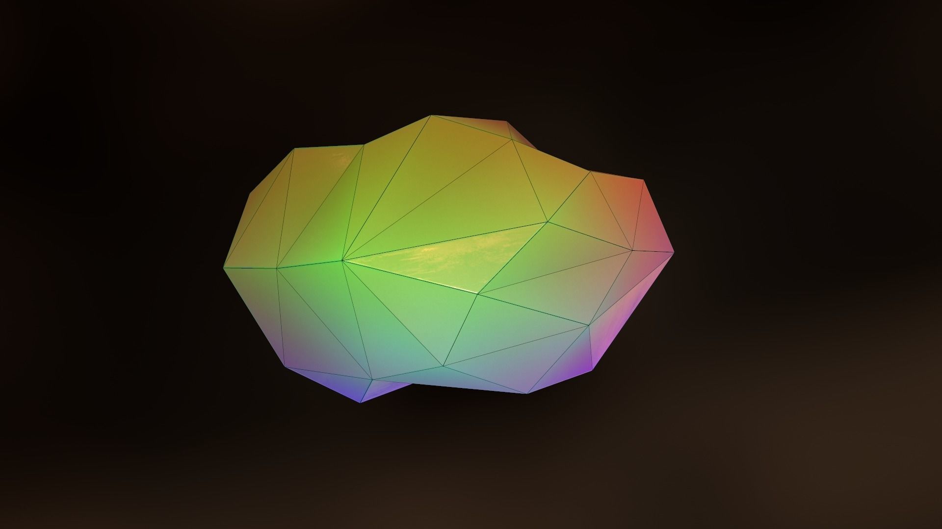 Gemstone V2 Low-poly 3D model_24