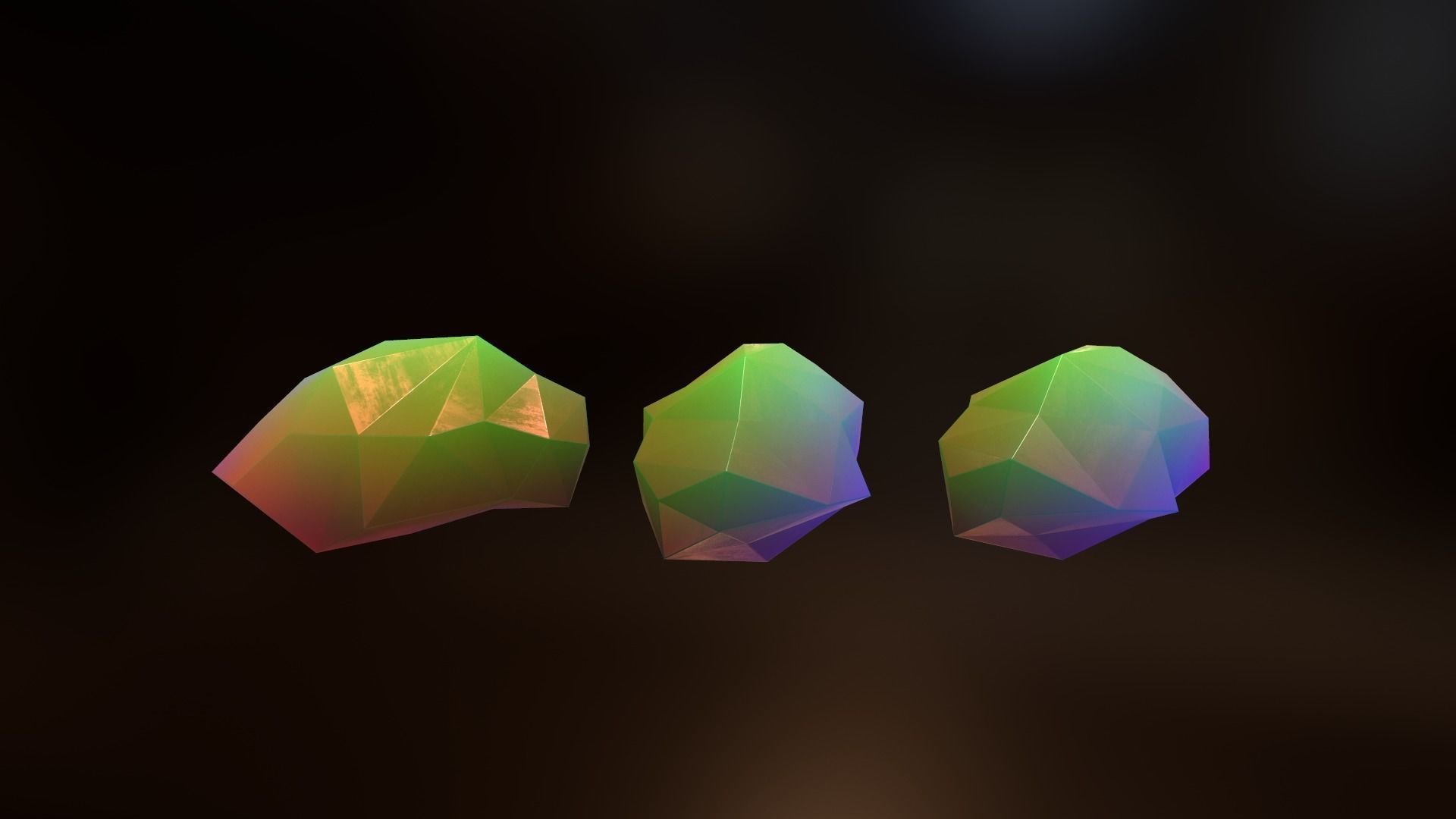Gemstone V2 Low-poly 3D model_15
