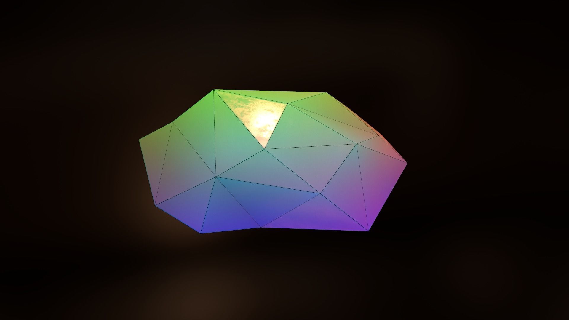 Gemstone V2 Low-poly 3D model_23