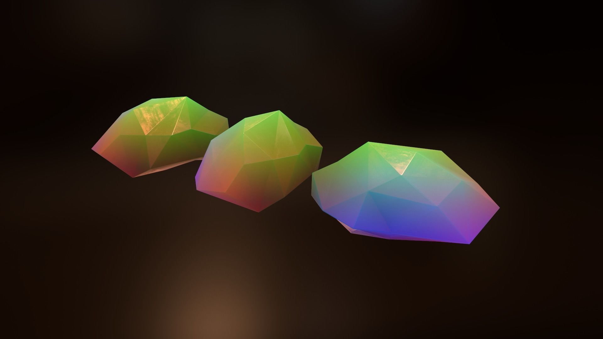 Gemstone V2 Low-poly 3D model_12