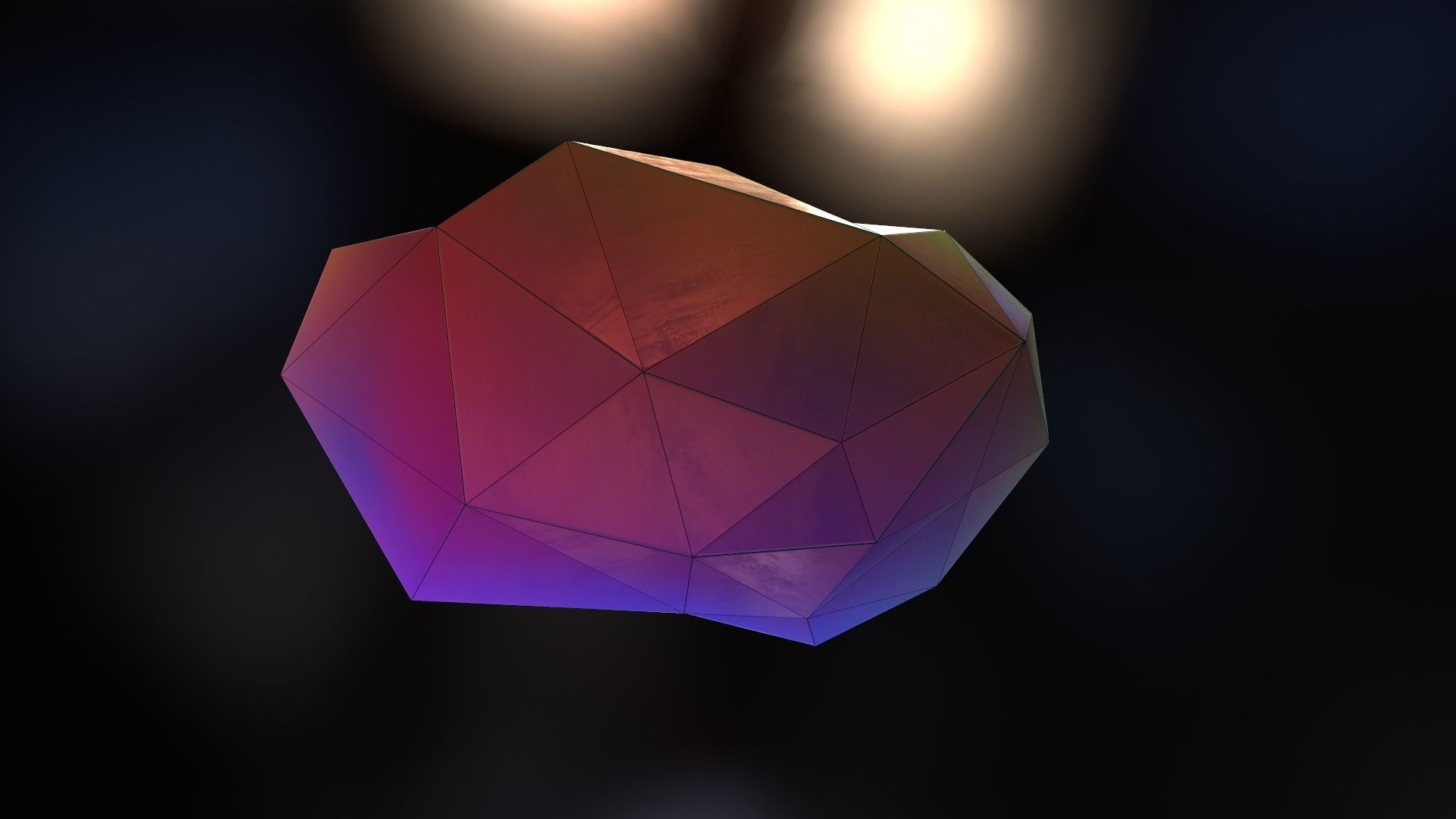 Gemstone V2 Low-poly 3D model_26