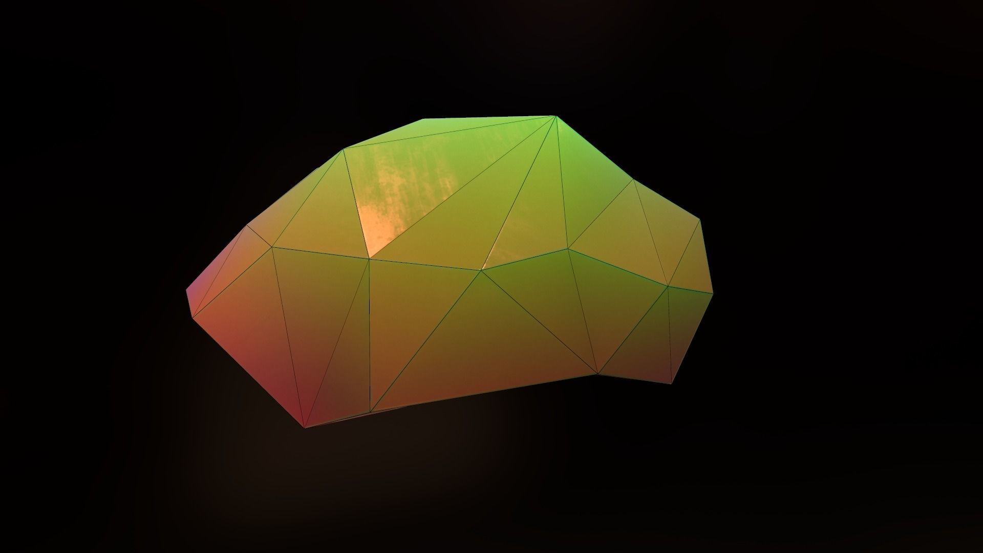 Gemstone V2 Low-poly 3D model_25