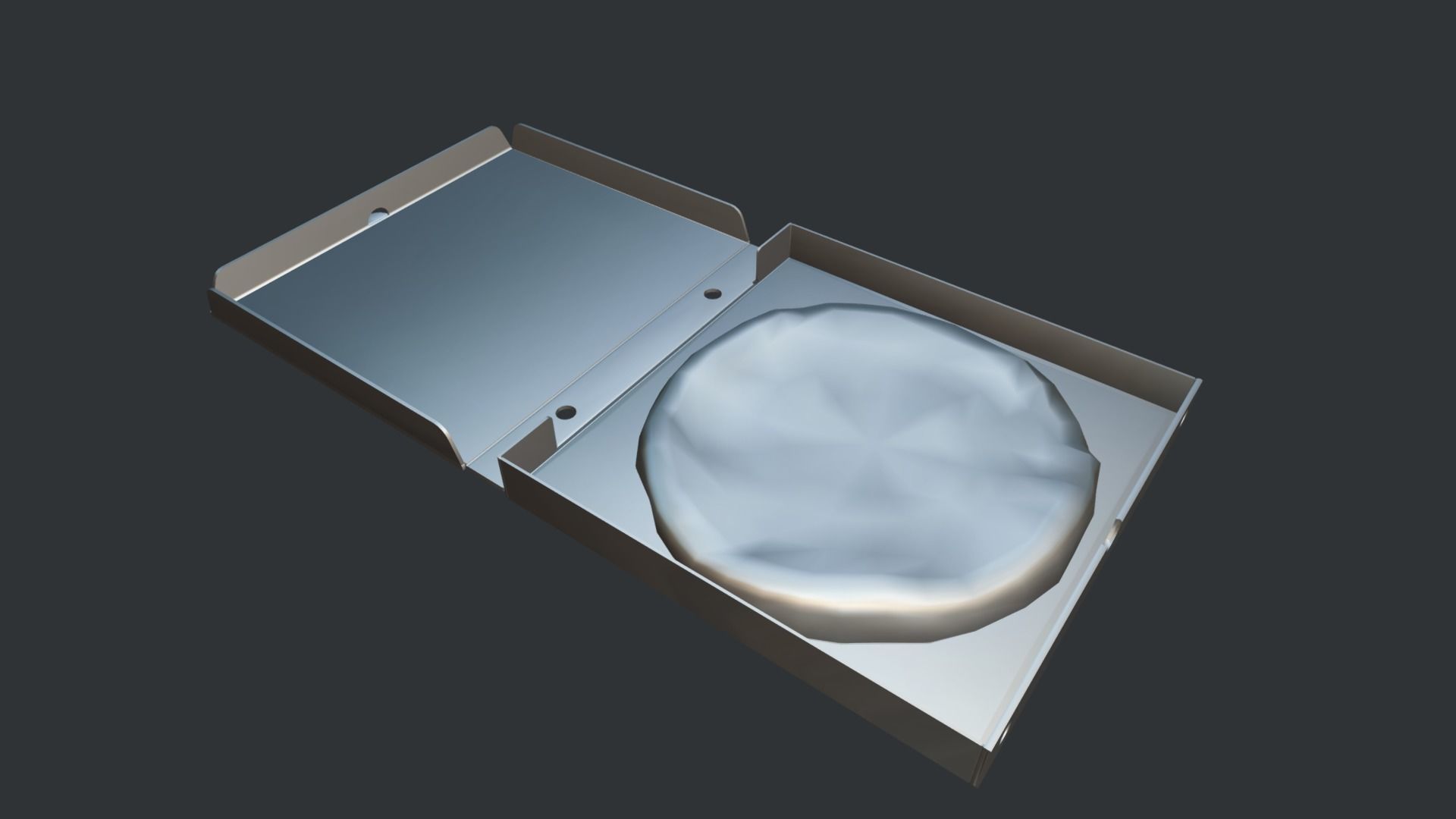 Perfect Pizza Scanned Box PBR GameReady Low-poly 3D model_19