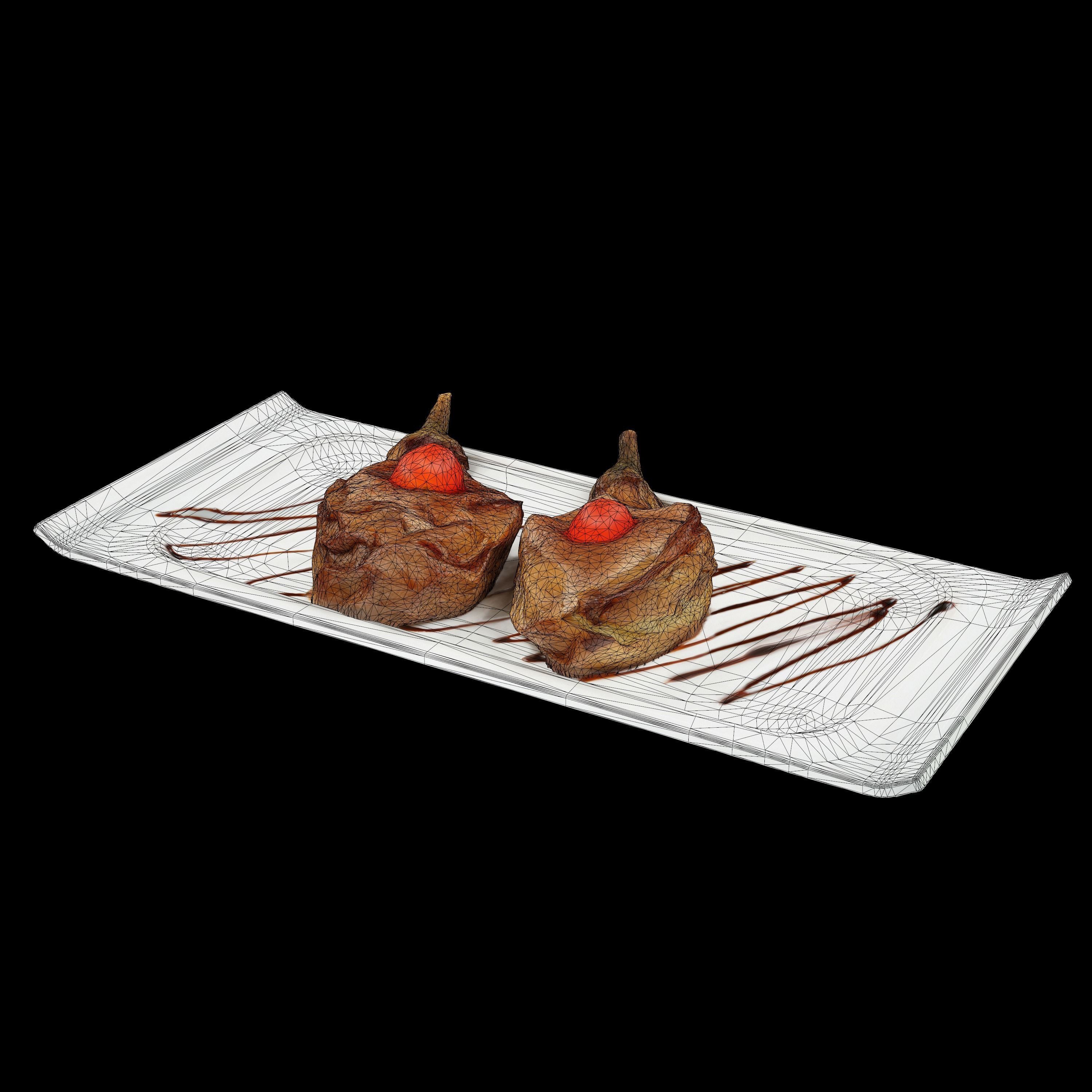 Eggplant  VR AR  low-poly 3d model Low-poly 3D model_16