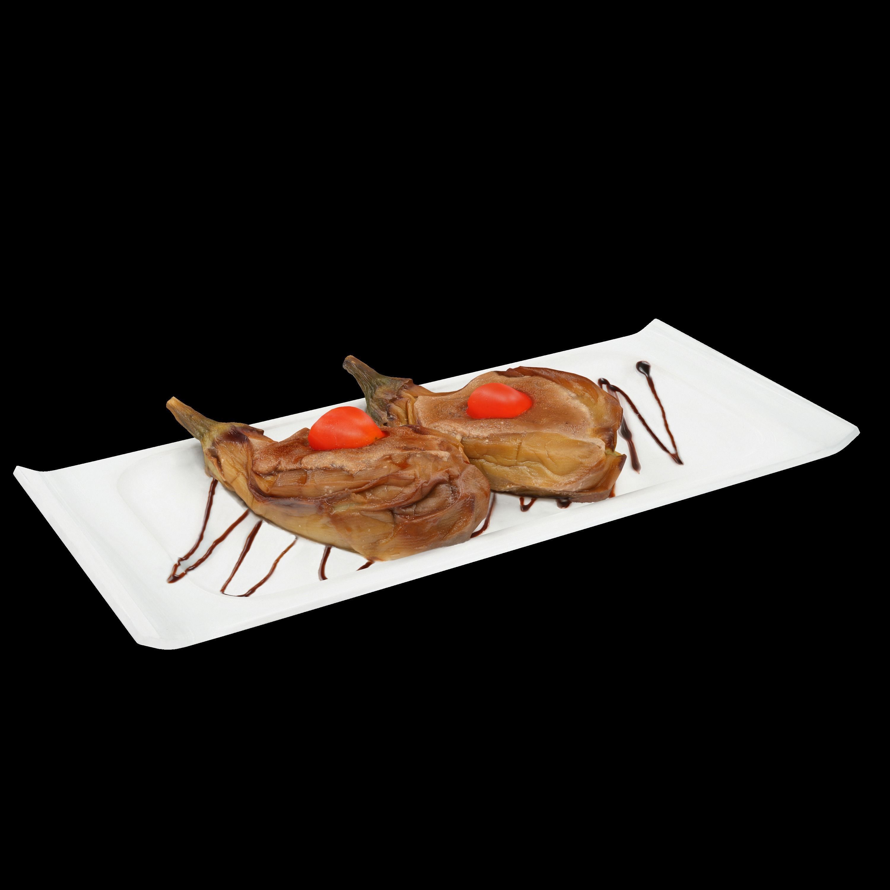 Eggplant  VR AR  low-poly 3d model Low-poly 3D model_20