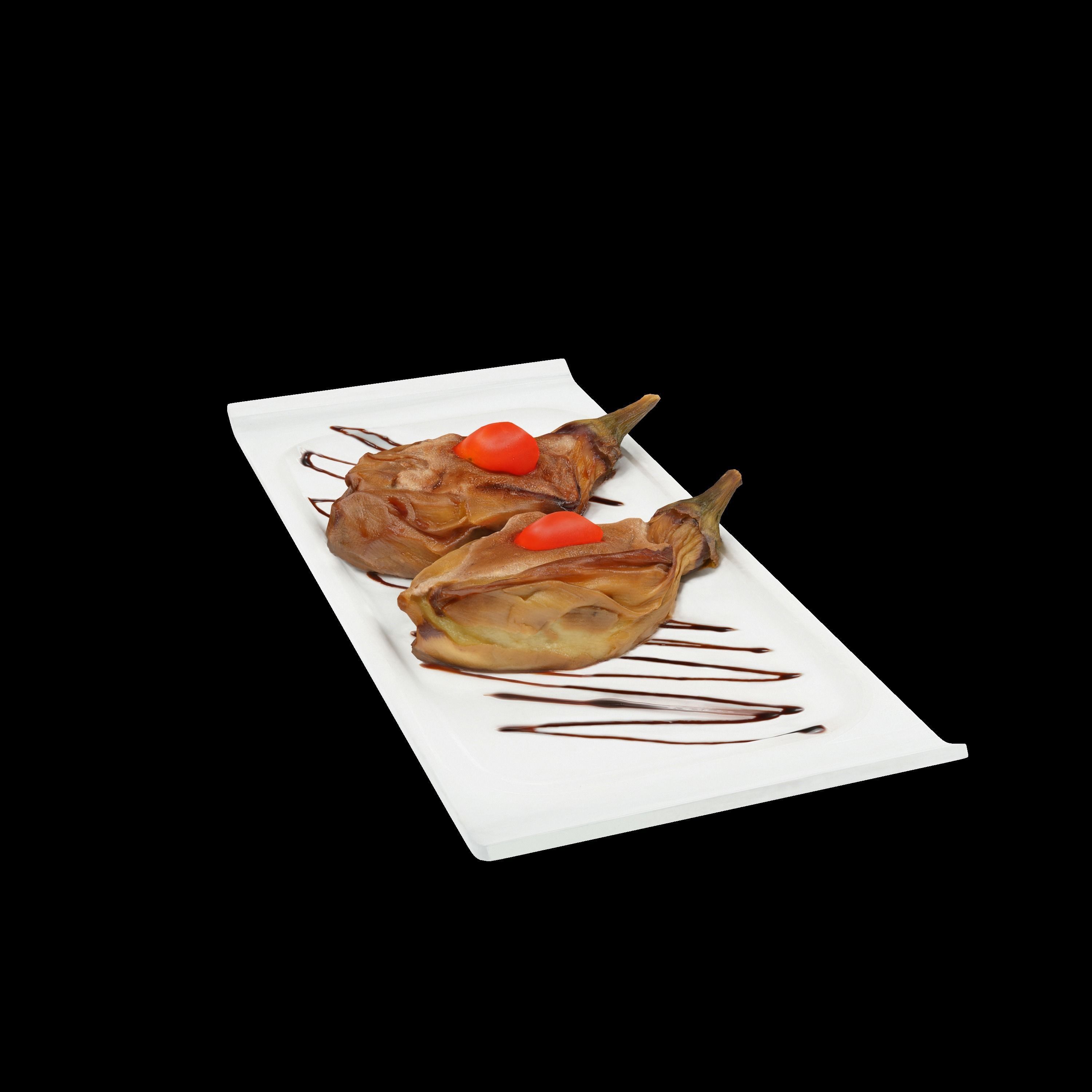 Eggplant  VR AR  low-poly 3d model Low-poly 3D model_19