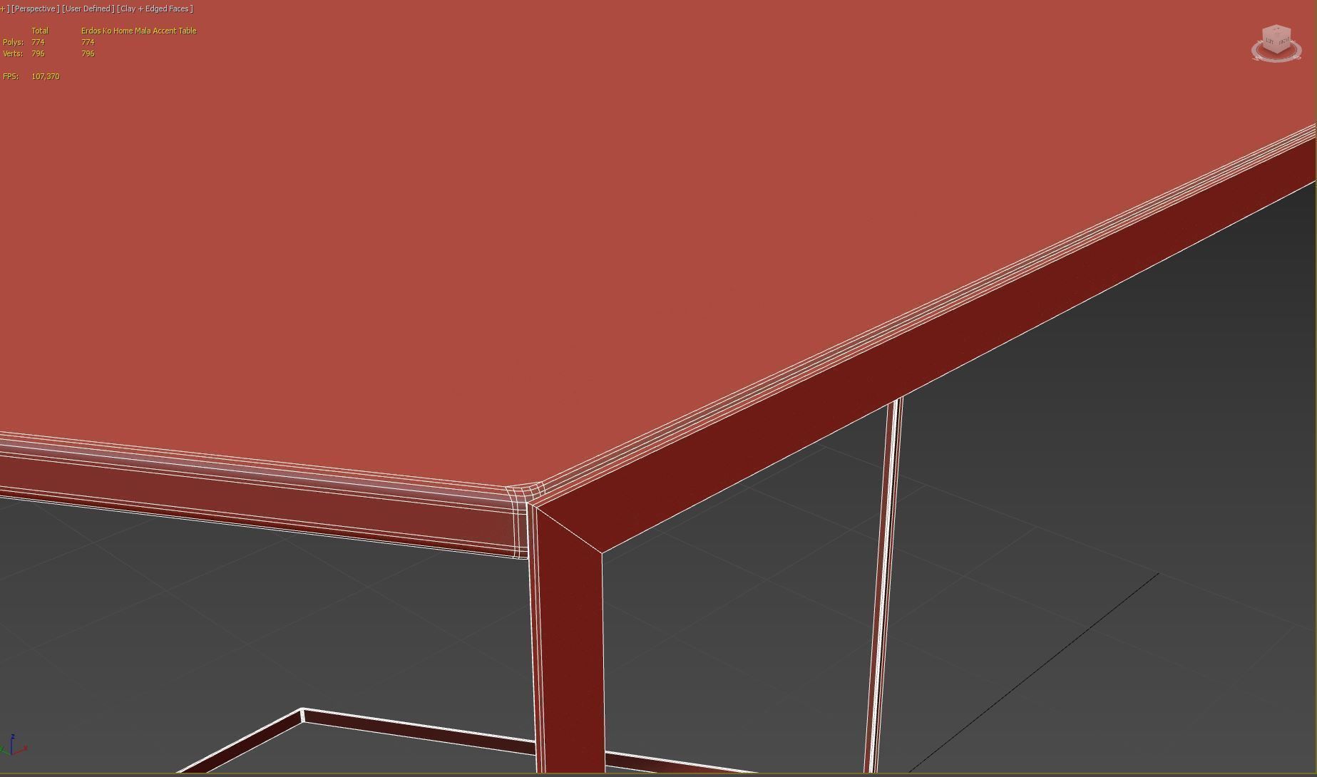 Erdos Ko Home Mala Accent Table 3D model_18