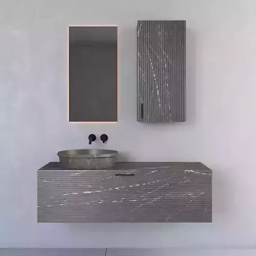 Inbani Modern Bathroom Cabinet No 091