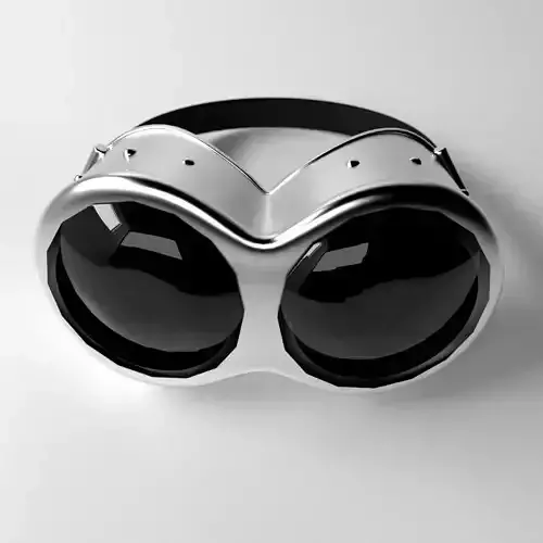 Steampunk Goggles 3D model