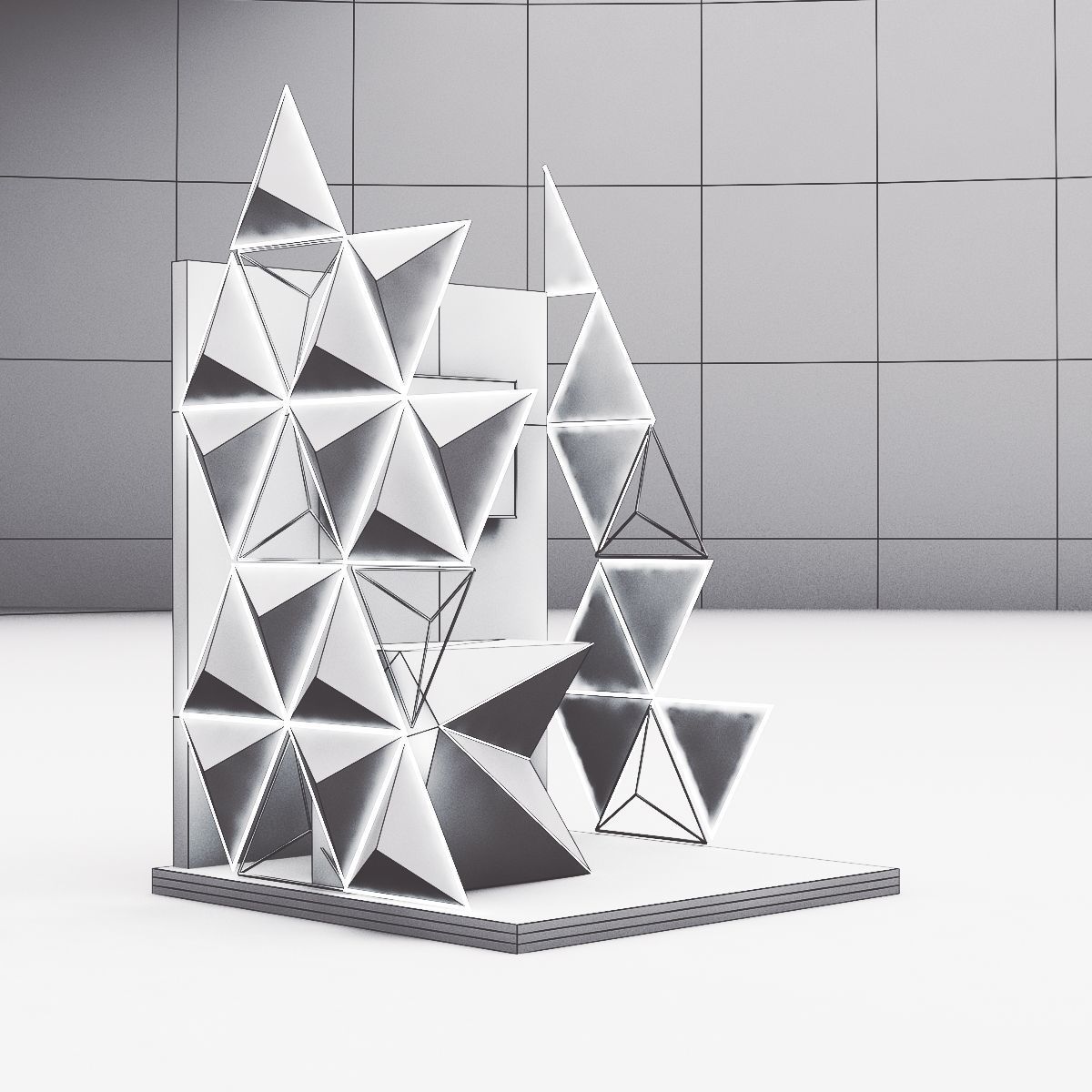 Modular Booth Design 3D model_13