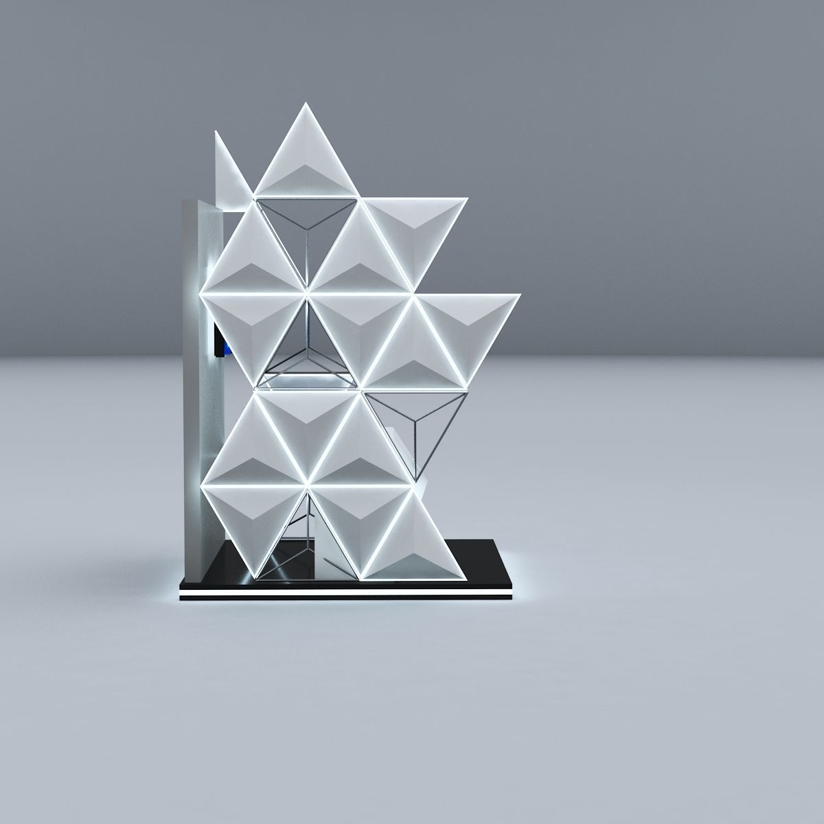 Modular Booth Design 3D model_17