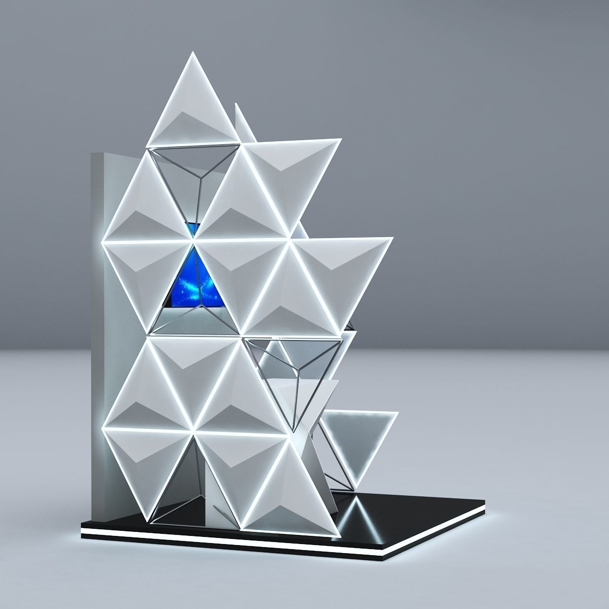 Modular Booth Design 3D model_10