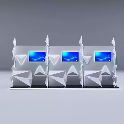 Modular Booth Design 3D model