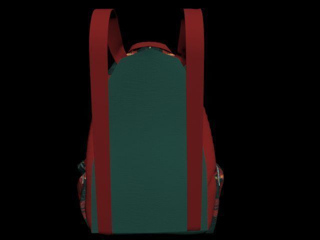 Soft Back Pack Free 3D model_3