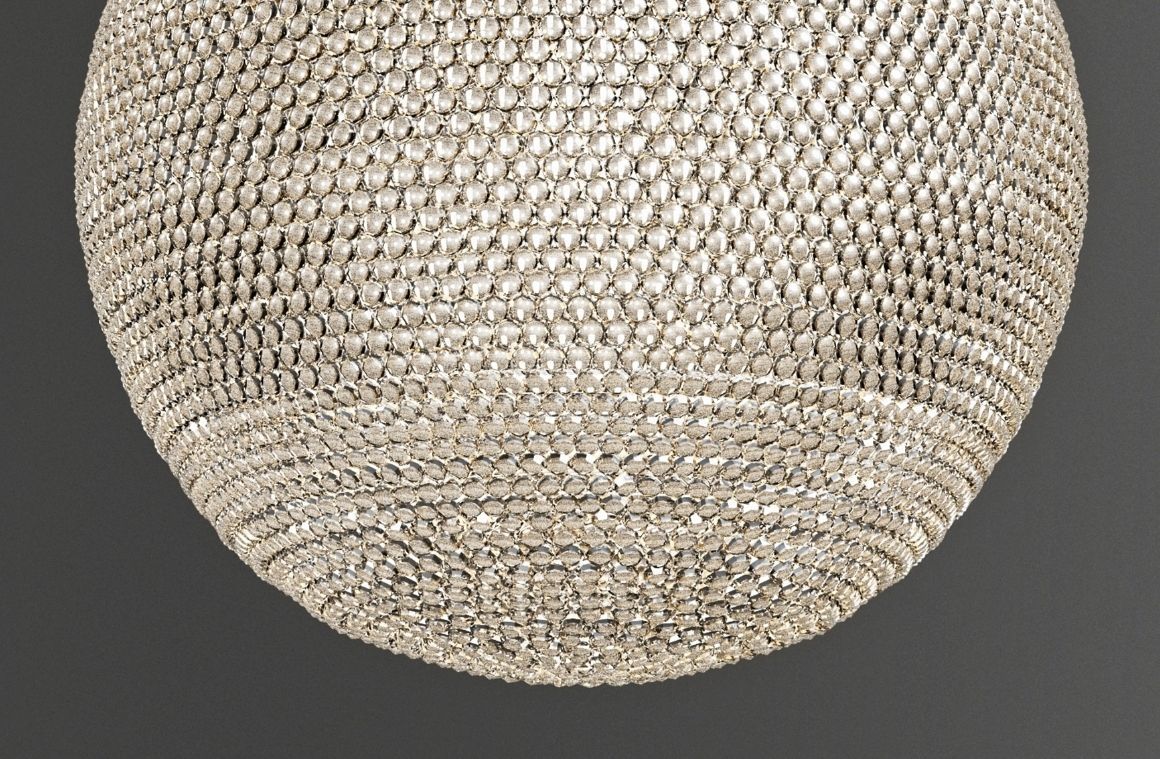 Romatti Biondo Chandelier 3D model_1