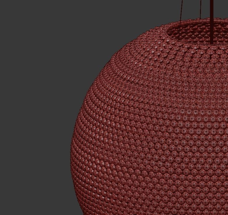 Romatti Biondo Chandelier 3D model_3