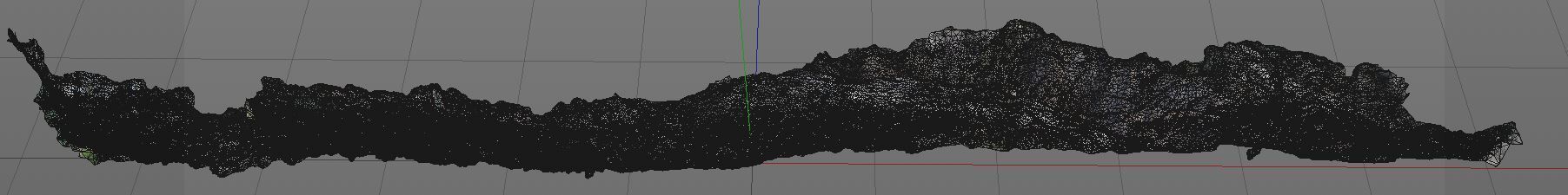 3D Scanned Rock and Cliff face 003 3D model_6