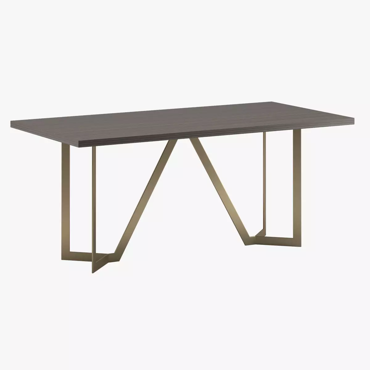 West Elm Tower Dining Table 3D model_0