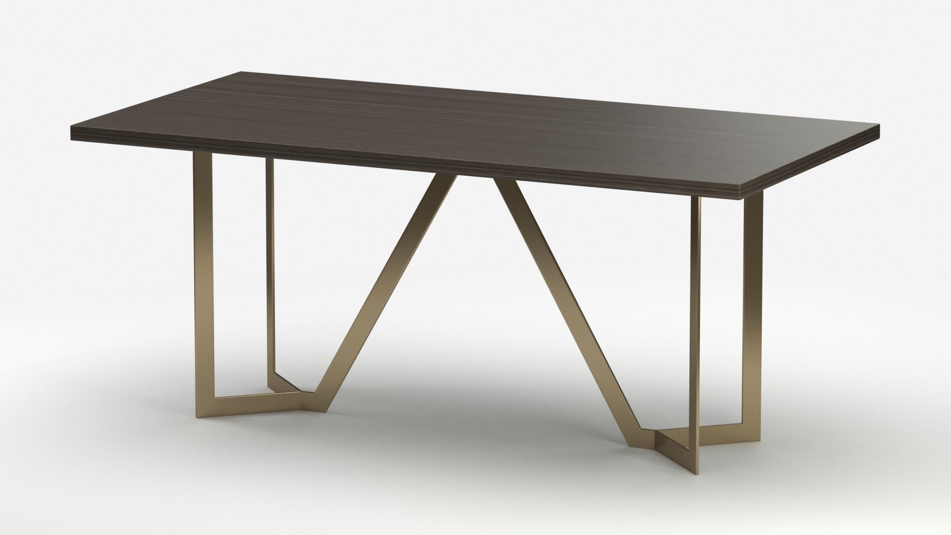 West Elm Tower Dining Table 3D model_13